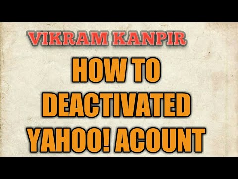 how to delete my yahoo account