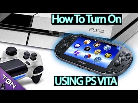 how to turn on a ps vita