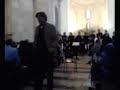 the choir of london, conducted by jeremy summerly, perform 'there is a green hill far away', in a setting by british composer antony pitts. recorded in jerusalem, april 2007 (on a mobile phone - hence average sound quality)