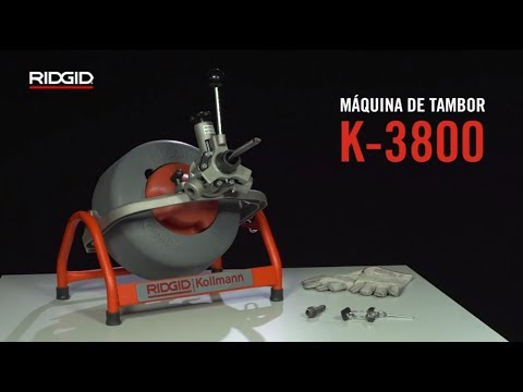 RIDGID Máquina a tambor K-3800