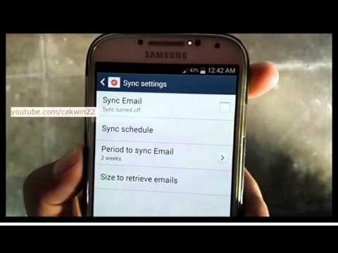 how to turn sync on samsung galaxy s4