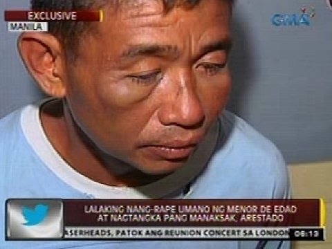 24 Oras: Lalaking nang-rape umano ng menor de edad at nagtangka pang manaksak, arestado