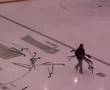 SLU Hockey- George Frank Equipment Manager Drops Sticks