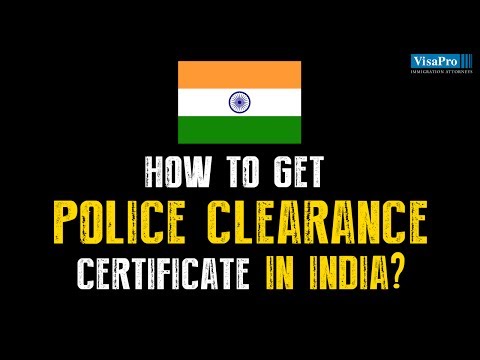 how to apply pcc for india
