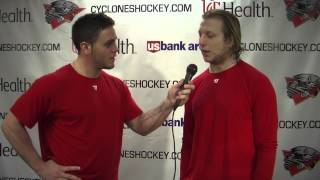 CYCLONES TV: Anthony Luciani Interviews Zach Miskovic - Jan 15, 2014