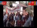 videos de راهپیمایی مردم تورکیه در حمایت از تورکهای آذربایجان جنوبی