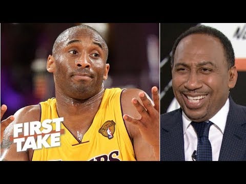 Video: Stephen A. reacts to Kobe saying he would have won 12 rings if Shaq were in shape | First Take