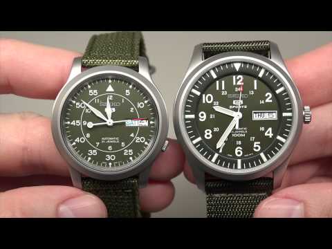 Seiko 5 Sport Khaki Green Men's Watch Review Model: SNZG09