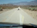 Kiteless buggying in Owens - view from the truck