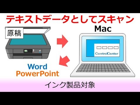 原稿の文字をテキストデータとしてスキャン(OCR)