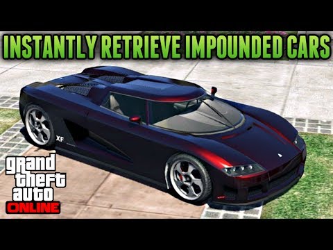 how to recover impounded car gta v