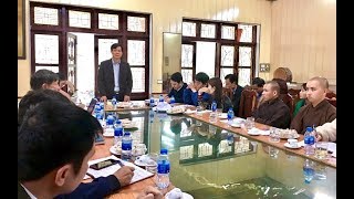 Ban tổ chức hội xuân Yên Tử giao ban công tác