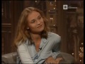 diane kruger / heidkr�ger bei der harald schmidt show am 27.februar 1996, damals noch als model.
