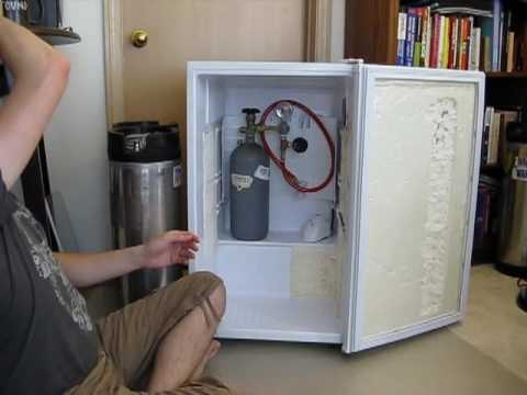how to drain mini fridge