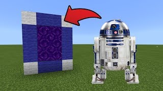 How To Make a Portal to the R2-D2 Dimension in MCPE (Minecraft PE)