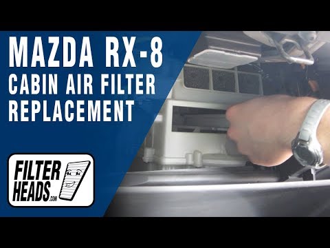 Cabin air filter replacement- Mazda RX-8