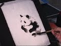 Panda Mother with Baby (1) Chinese Painting