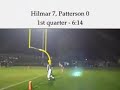 Patterson High football at Hilmar - playoffs