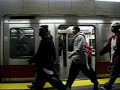 2 new MBTA 01800 red line trains at Park Street