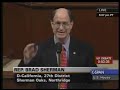 Fear Mongering exposed by Mr. Sherman on CSPAN