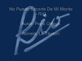 No Puedo Sacarte De Mi Mente - RIO (Fragmento)
