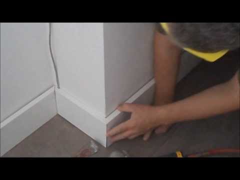 how to repair mdf baseboard