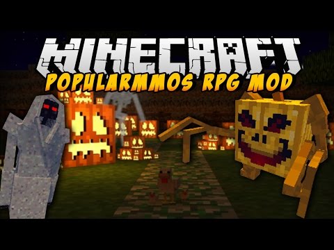Minecraft Mods - POPULARMMOs RPG MOD (Spooky Creatures!) - Mod Showcase
