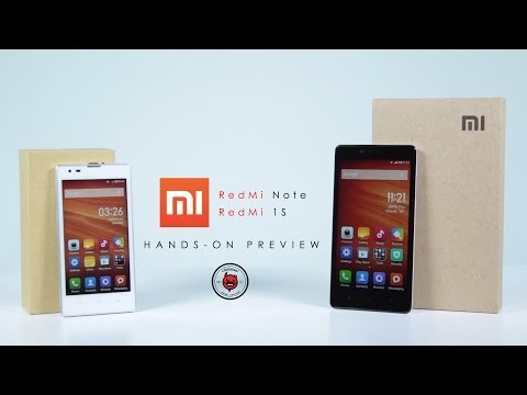 Hands-On Preview: Xiaomi Redmi Note & Redmi 1S