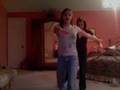 me teaching my cousin how to do pirouettes