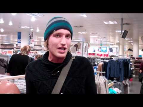 Lowlandsgangers in de Hema