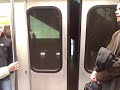 Washington, DC metro: someone in the way of the doors