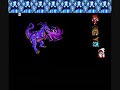 this is me fighting the salamander in ff3 nes. this is my equipment: fighter (mucchi): r-hand: salamand sword head: ice helmet l-hand: ice blade body: ice armour arm: mythril gauntlets monk (doug): r-hand: 3-part head: headband l-hand: 3-part body: kenpo robe arm: nothing black mage (jbowie): r-hand: dagger head: leather helmet l-hand: mythril dagger body: wizard robe arm: mythril ring white mage (melfi): r-hand: burning staff head: leather helmet l-hand: freezing staff body: wizard robe arm: mythril ring enjoy!