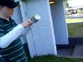 Qtip cutting open a can.