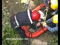 rescate de heridos tras caer vehículo a la ría en bilbao 