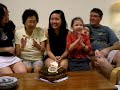 My 18th Birthday Celebration with Family! (With Self-Composed Song)