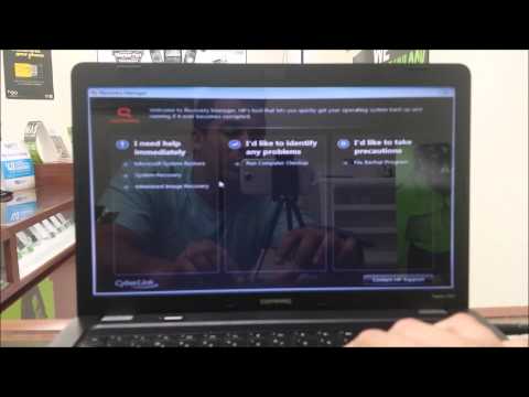 how to recover compaq presario cq60
