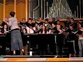 here's biola's very own chorale singing the old american folk song, shenandoah during a rehersal the day before our prism concert.