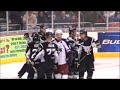 Jon Mirasty (Syracuse Crunch) and Adam Keefe (San Antonio Ra Jon Mirasty (Syracuse Crunch) and Adam Keefe (San Antonio Ra