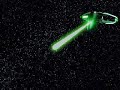 Romulan Warbird decloaking and firing