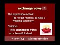 Lesson 8 - Love and Marriage - English Vocabulary Lesson 8 - Love and Marriage - English Vocabulary