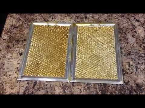 how to clean oven vent filter