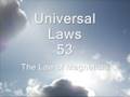 The Law of Magnetism - 105 Universal Laws of Third Dimension Living.