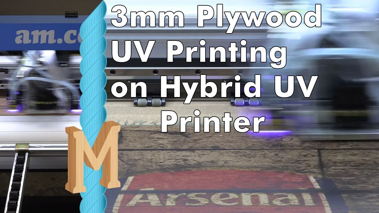 Prints Media on 3mm Plywood Using the FastCOLOUR Hybrid UV Printer