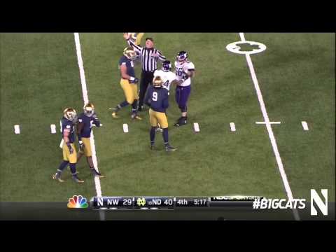 notre - Highlights from Northwestern's historic victory against Notre Dame in South Bend, Indiana on November 15, 2014.