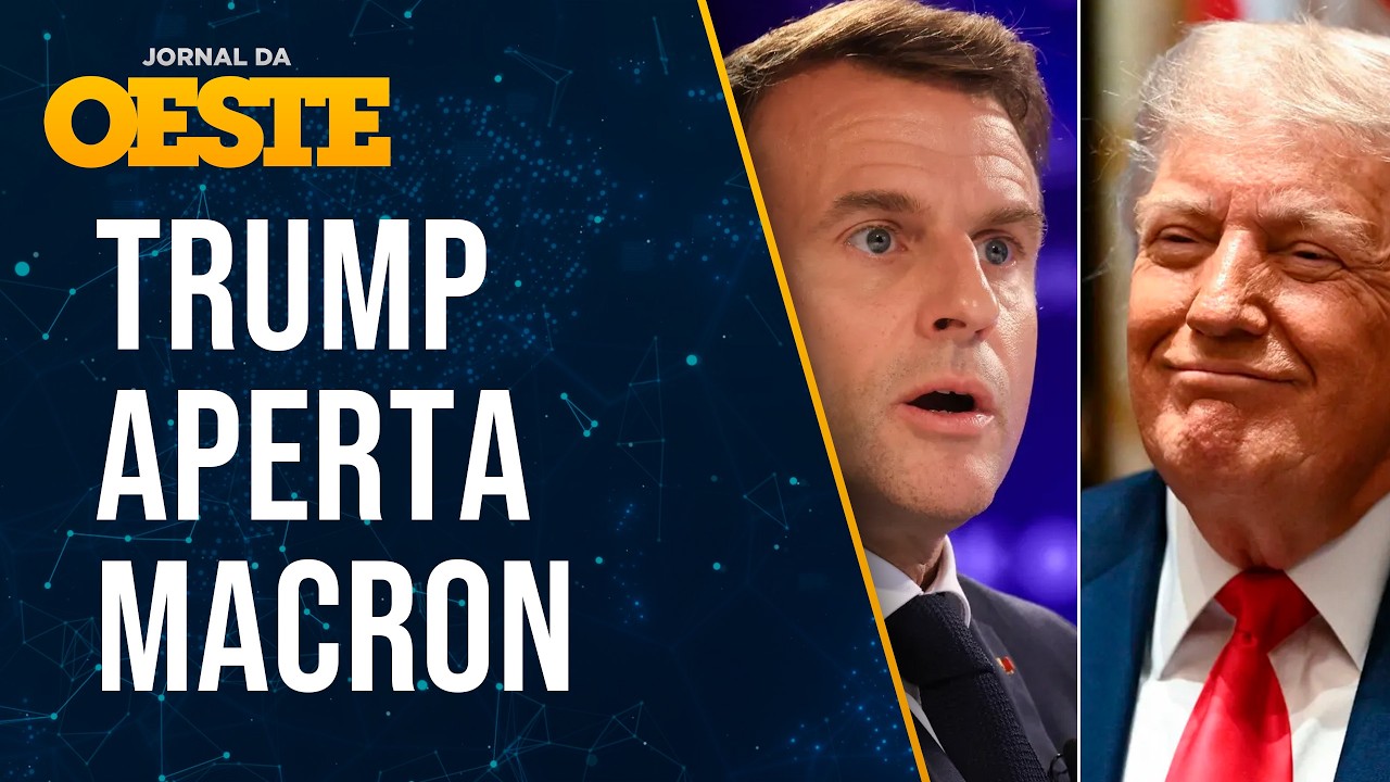 EUA X FRANÇA: Trump ameaça taxar vinhos se Macron não recuar em avanço contra big techs