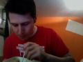 Me eating shoarma.