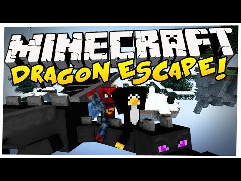 Minecraft: BLOW TO ZROBI? - DRAGON ESCAPE! Mini-Game w/ Pingwin i MinecraftBlow