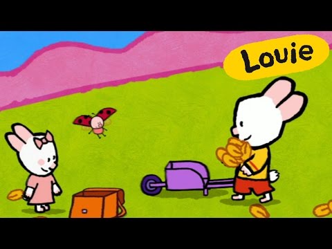 Schubkarre - Louie, mal mir eine Schubkarre | Lebendige bildungs malen für kinder