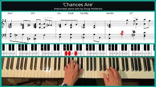 'Chances Are' - solo piano