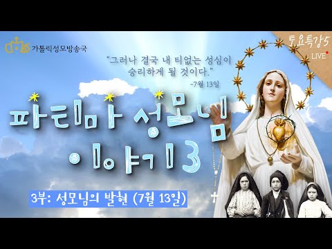 [토요특강5] 파티마 성모님 이야기 3부 : 성모님의 발현 - 7월 13일 